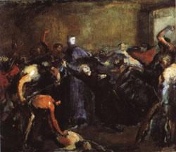 Jean - Baptiste Carpeaux Monseigneur Darboy in His Prison ( Archbishop Shot by Commune, May 24, 1871 ) oil painting picture